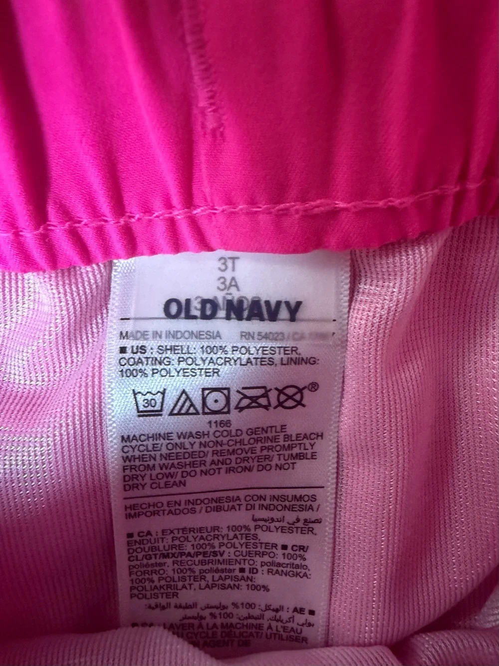 Old Navy 3T Neon Pink Swim Shorts